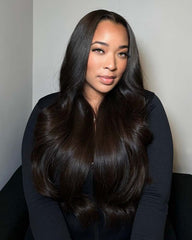 Cosmina | Luxury RAW HAIR Straight HD Lace Frontal & Closure Glueless Wig