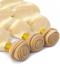 Mèches de cheveux blonds raides #613