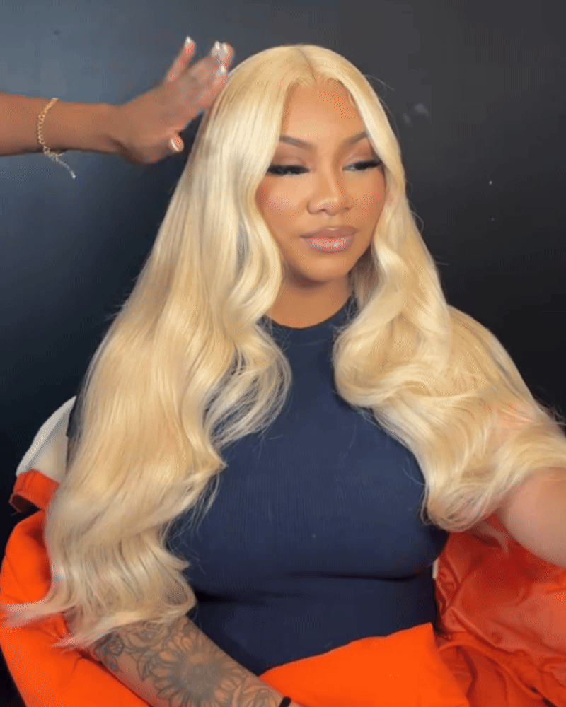 Maria | Peruca HD Lace Body Wave #613 Loira sem cola