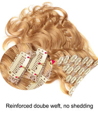 Body Wave Honey Blonde Clip ins