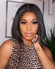 Qurola | Bone Straight SDD Vietnamese Hair 2x6 5x5 Glueless Bob Wig