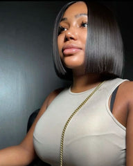 Joy | Bone Straight SDD Vietnamese Hair 2x6 5x5 Bob Glueless Closure Wig