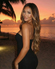 Coco | Money Piece Honey Brown Hair Ombre Wig