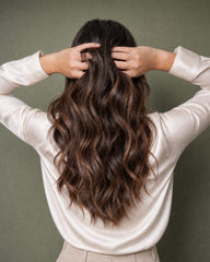 Light Brown Highlight Premium European Hair Lace Top Wig