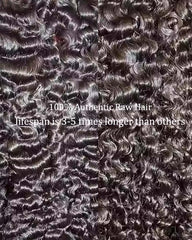 Curly Authentic Raw Hair Bundles
