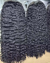 Bela | Peruca de cabelo humano encaracolado birmanês com meia-volta