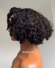 Tina | HD Closure Burmese Curly Glueless Bob Wig