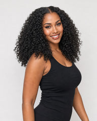 Keke | "Removable Sew-in" Burmese Curly V Part Wig U Part Wig