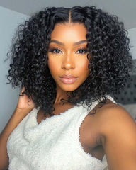 Carissa | HD 2x6 5x5 6x6 Closure Wig Curly Glueless Bob Wig