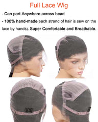 Gabrielle | 100% Hand Crafted RAW Hair Wavy HD Full Lace Scalp Wig