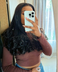 Tanya | Perruque sans colle SDD Bouncy Tips HD Lace Frontal & Closure