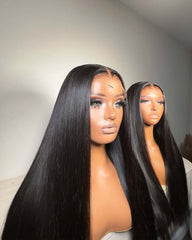 Sherry | Custom Wig (3/4/5 Bundles) Straight Hair HD Lace Glueless Wig