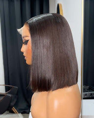 Basira | SDD RAW Hair 2x6 5x5 HD Lace Closure Wig Glueless Bob Wig
