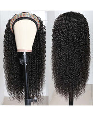 Lara | Perruque bandeau en cheveux humains bouclés