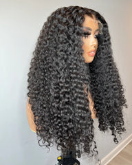 Clara | 🔸Densité élevée 550 g🔸 Perruque de luxe bouclée SDD HD sans colle, en dentelle HD