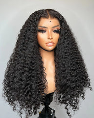 Clara | 🔸Densité élevée 550 g🔸 Perruque de luxe bouclée SDD HD sans colle, en dentelle HD