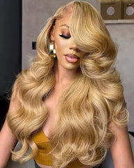 Linda | Honey Blonde HD Lace Frontal & Closure Glueless Wig