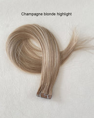 Blonde & Brown Pre-Colored Raw Hair Tape ins