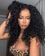 Teresa | "Removable Sew-in" Curly Hair V Part Wig U Part Wig