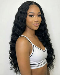 Megan | Loose Deep Wave HD Lace Frontal & Closure Glueless Wig