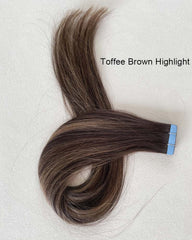 Blonde & Brown Pre-Colored Raw Hair Tape ins