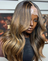 Hope | Brown and Golden Blonde Balayage Glueless Wig