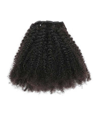 THICK Human Hair Kinky Curly Clip ins