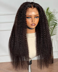 Amara | Kinky Straight Hair HD Lace Frontal Lagos Hairline Wig