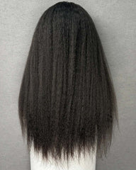 Stella | Kinky Straight Human Hair Flip Over Half Wig