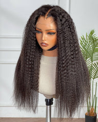 Amara | Kinky Straight Hair HD Lace Frontal Lagos Hairline Wig