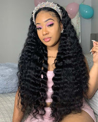 Megan | Loose Deep Wave HD Lace Frontal & Closure Glueless Wig