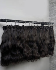 Natural Wavy Authentic Raw Hair Bundles