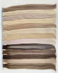Blonde & Brown Pre-Colored Raw Hair Tape ins