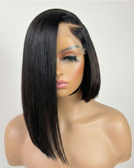 Stacey | HD 5x5 6x6 Closure Side Part Asymmetrical Bob Wig