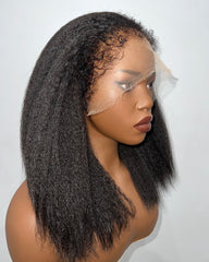 Kacey | Kinky Straight Hybrid Hairline Realistic Natural Wig
