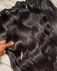 Natural Wavy Authentic Raw Hair Bundles