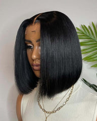 Basira | SDD RAW Hair 2x6 5x5 HD Lace Closure Wig Glueless Bob Wig