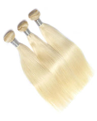 Mèches de cheveux blonds raides #613