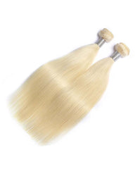 Mèches de cheveux blonds raides #613