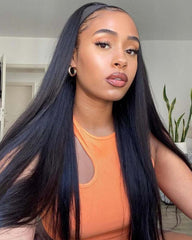 Alex | Perruque bandeau en cheveux humains lisses