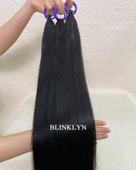 Straight Human Hair Miracle Knots Feather Crochet Hair