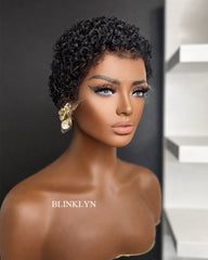 Annie | HD Lace 13x4 Natural Hairline 3C Coily Human Hair Pixie Wig