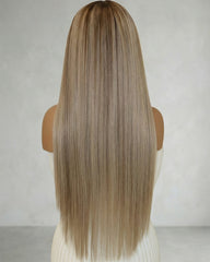 Alva | Dark Roots Ash Blonde 13x6 Lace Wig