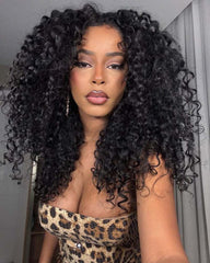 Teresa | "Removable Sew-in" Curly Hair V Part Wig U Part Wig