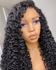 Audrey | Kinky Curly HD Lace Frontal & Closure Glueless Wig