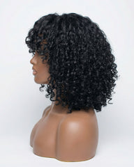 Gina | Lace Closure Fringe Curly Bob Glueless Wig
