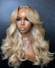 Shayla | Warm Blonde Human Hair Glueless Wig