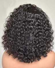 Molly | Water Wave Human Hair Flip Over Half Wig