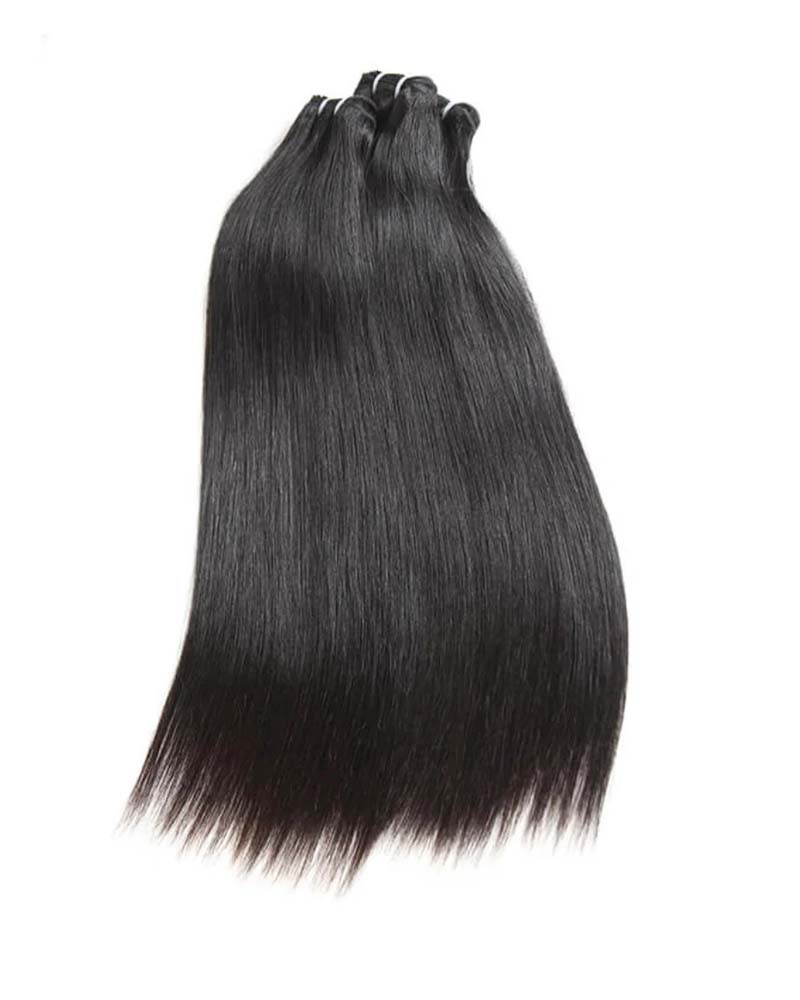 Mèches de cheveux humains vierges lisses de qualité supérieure