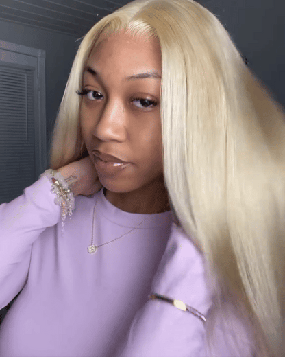 Maria | Peruca HD Lace Body Wave #613 Loira sem cola
